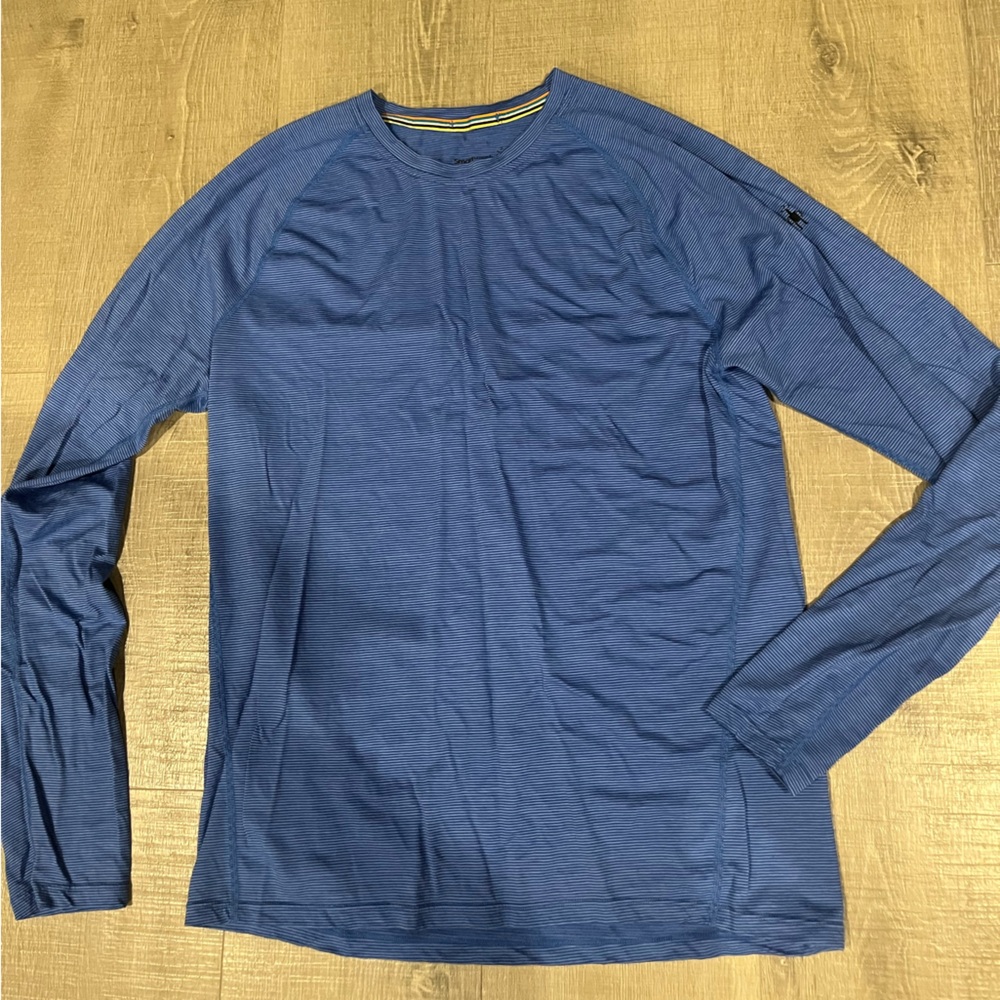 Long sleeve blue Smartwool size m